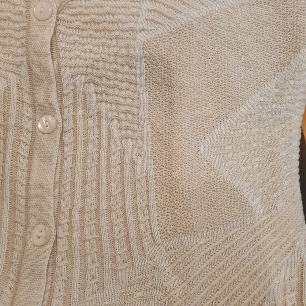 Established Knit Vest Beige NWT - Picture 4 of 5